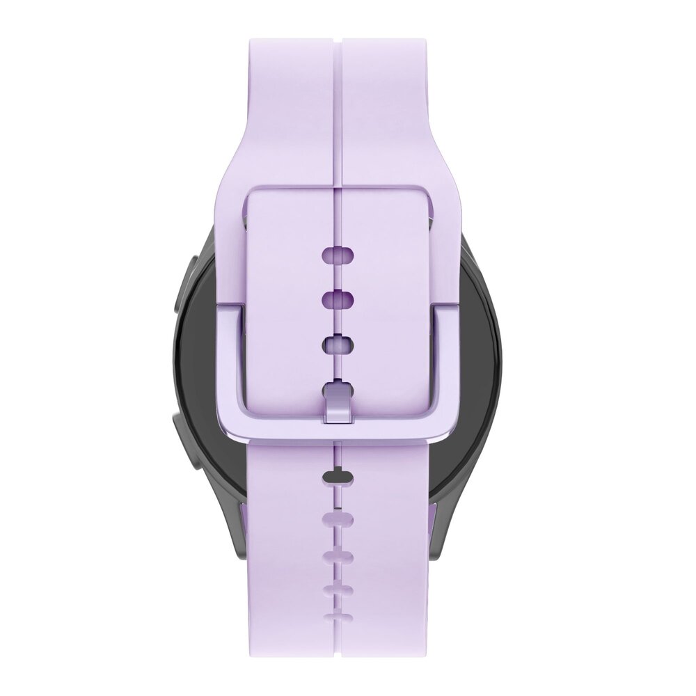 Bandz Bandz Samsung Galaxy Watch 6 Classic 43mm siliconen band 'Extreme' (lichtpaars)