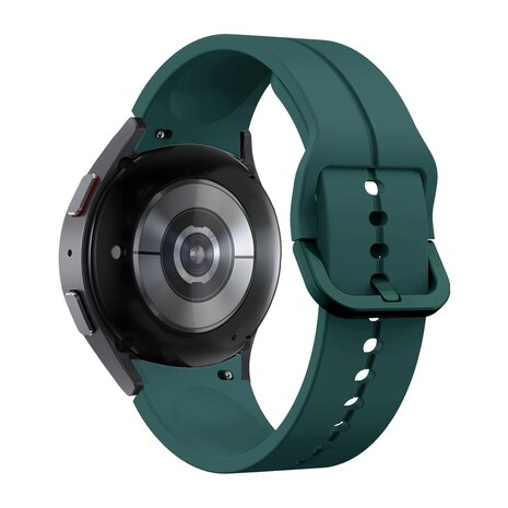 Bandz Bandz Samsung Galaxy Watch 6 Classic 47mm siliconen band 'Extreme' (donkergroen)