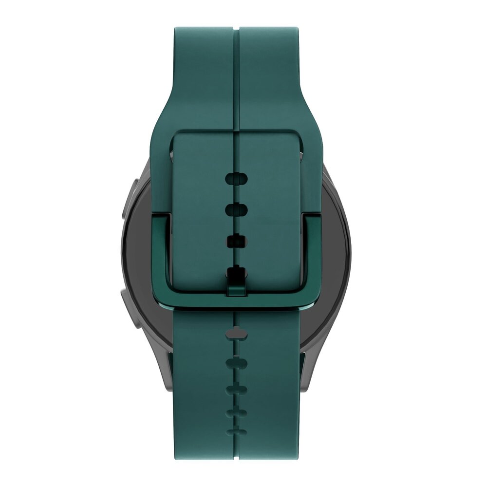 Bandz Bandz Samsung Galaxy Watch 6 Classic 47mm siliconen band 'Extreme' (donkergroen)