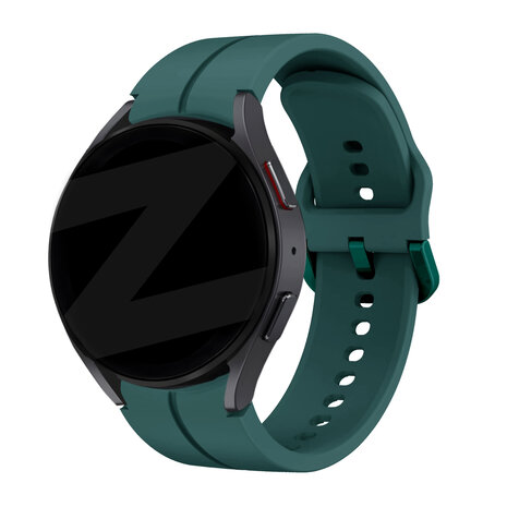 Bandz Bandz Samsung Galaxy Watch 5 Pro siliconen band 'Extreme' (donkergroen)
