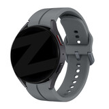 Bandz Bandz Samsung Galaxy Watch 4 Classic 46mm siliconen band 'Extreme' (donkergrijs)