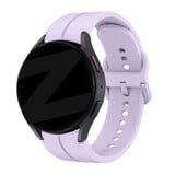 Bandz Bandz Samsung Galaxy Watch 4 Classic 46mm siliconen band 'Extreme' (lichtpaars)