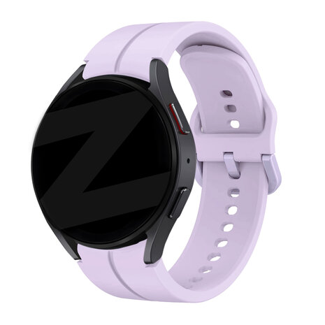 Bandz Bandz Samsung Galaxy Watch 6 40mm siliconen band 'Extreme' (lichtpaars)