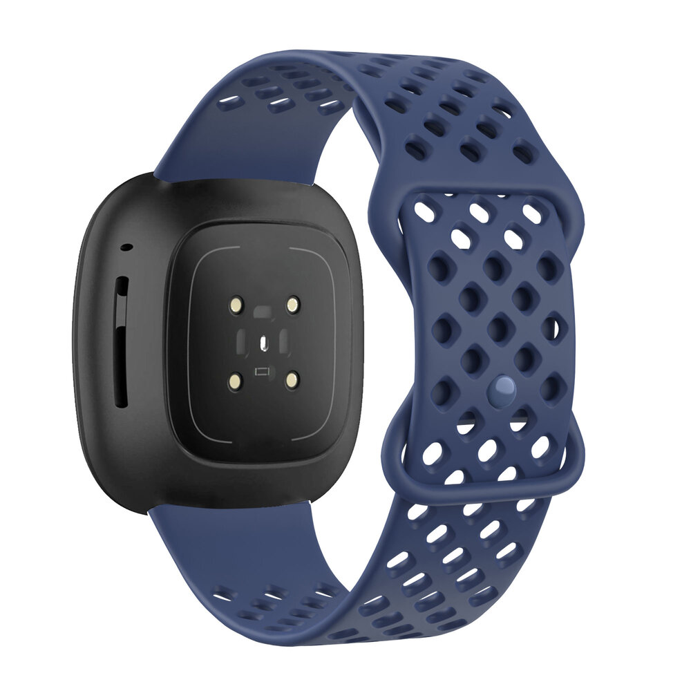 Bandz Bandz Fitbit Sense sport band 'Sport Air' (donkerblauw)