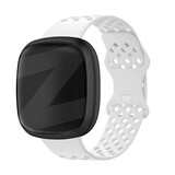 Bandz Bandz Fitbit Sense 2 sport band 'Sport Air' (wit)