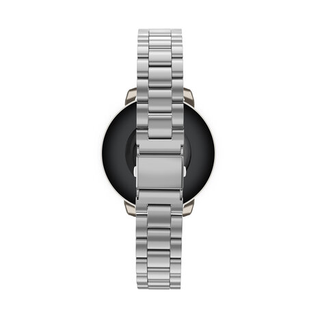 Bandz Bandz Garmin Lily 2 stalen band 'Classic' (zilver)