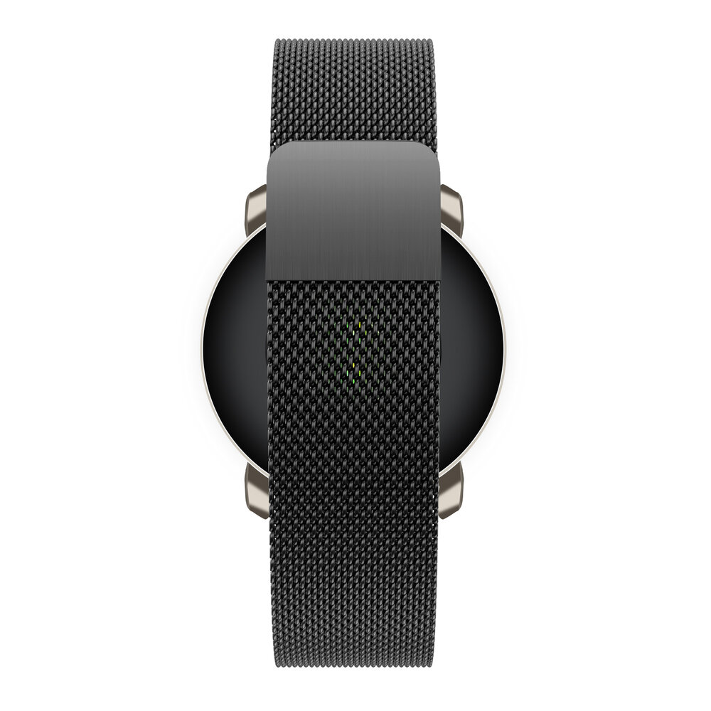 Bandz Bandz Garmin Lily 2 Milanese loop band (zwart)