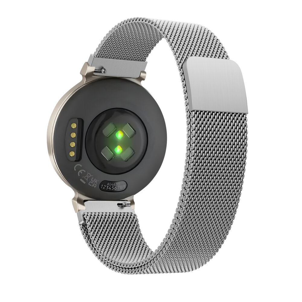 Bandz Bandz Garmin Lily 2 Milanese loop band (zilver)