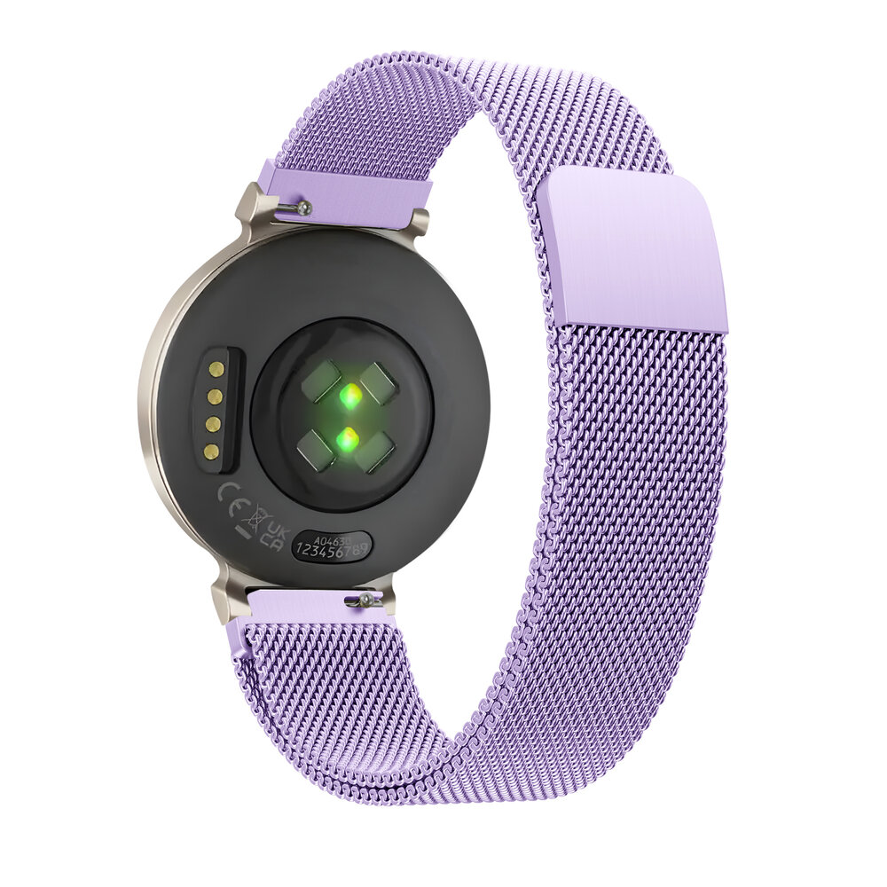 Bandz Bandz Garmin Lily 2 Milanese loop band (lichtpaars)