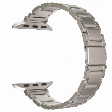 Strap-it® Strap-it Apple Watch luxe 'slim' metalen band (sterrenlicht)