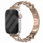 Strap-it® Strap-it Apple Watch stalen V-type bandje (rosé goud)