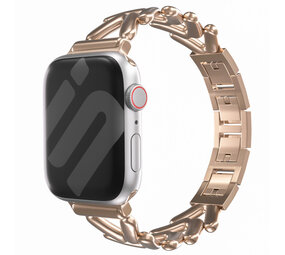 Strap-it® Apple Watch stalen V-type bandje (rosé goud) Strap-it® Apple Watch stalen V-type bandje (rosé goud)