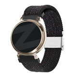 Bandz Bandz Garmin Lily 2 gevlochten nylon band (zwart mix)