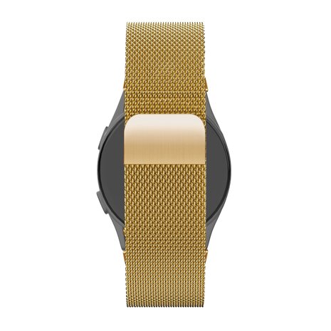 Bandz Bandz Samsung Galaxy Watch 6 40mm Milanese loop band (goud) Bandz Bandz Samsung Galaxy Watch 6 40mm Milanese loop band (goud)