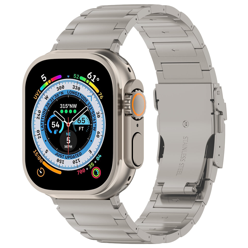 Strap-it® Strap-it Apple Watch H-Type titanium band (titanium)