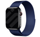 Strap-it® Strap-it Apple Watch Milanese  band (blauw)