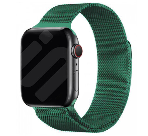 Strap-it® Strap-it Apple Watch Milanese  band (groen)