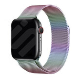 Strap-it® Apple Watch milanese band (regenboog)