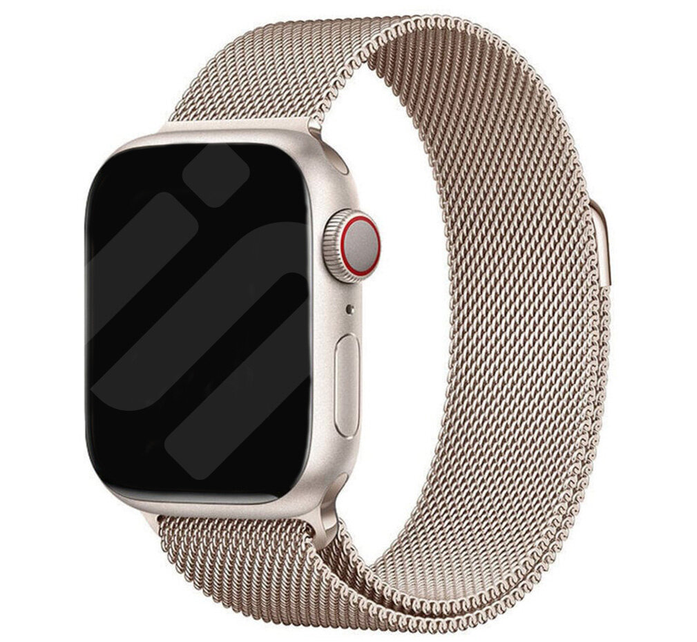 Apple Watch (9, 41mm) Milanese band (sterrenlicht)