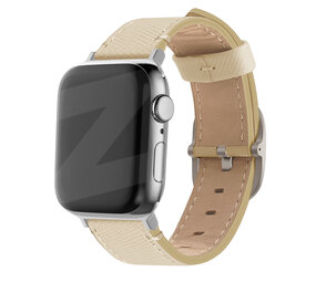 Bandz Bandz Apple Watch lederen band 'Deluxe' (kaki) Bandz Bandz Apple Watch lederen band 'Deluxe' (kaki)