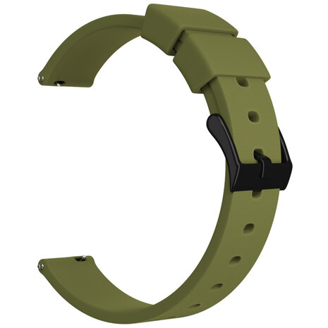 Strap-it® Strap-it Garmin Lily 2 luxe siliconen bandje (groen)