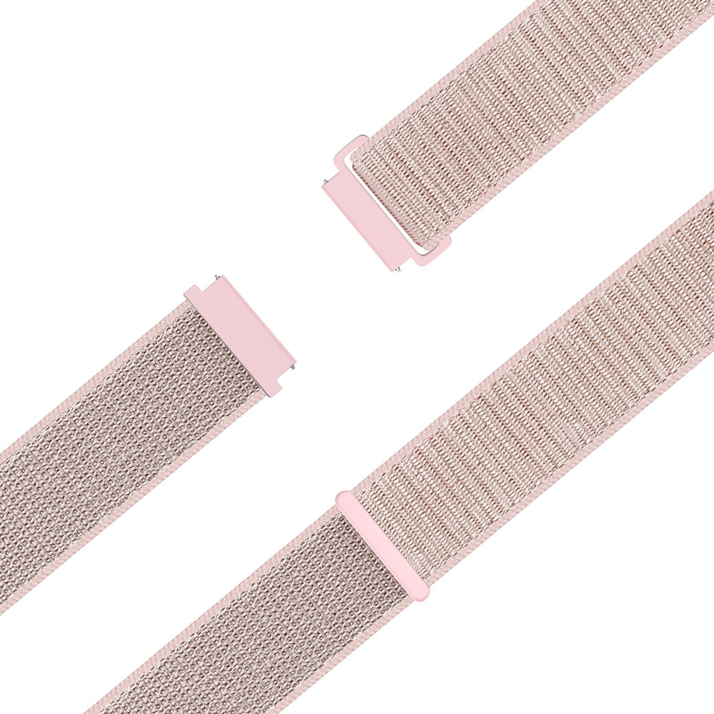 Bandz Bandz Samsung Galaxy Watch 42mm nylon loop band (roségoud)