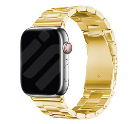 Strap-it® Apple Watch stalen band (goud)