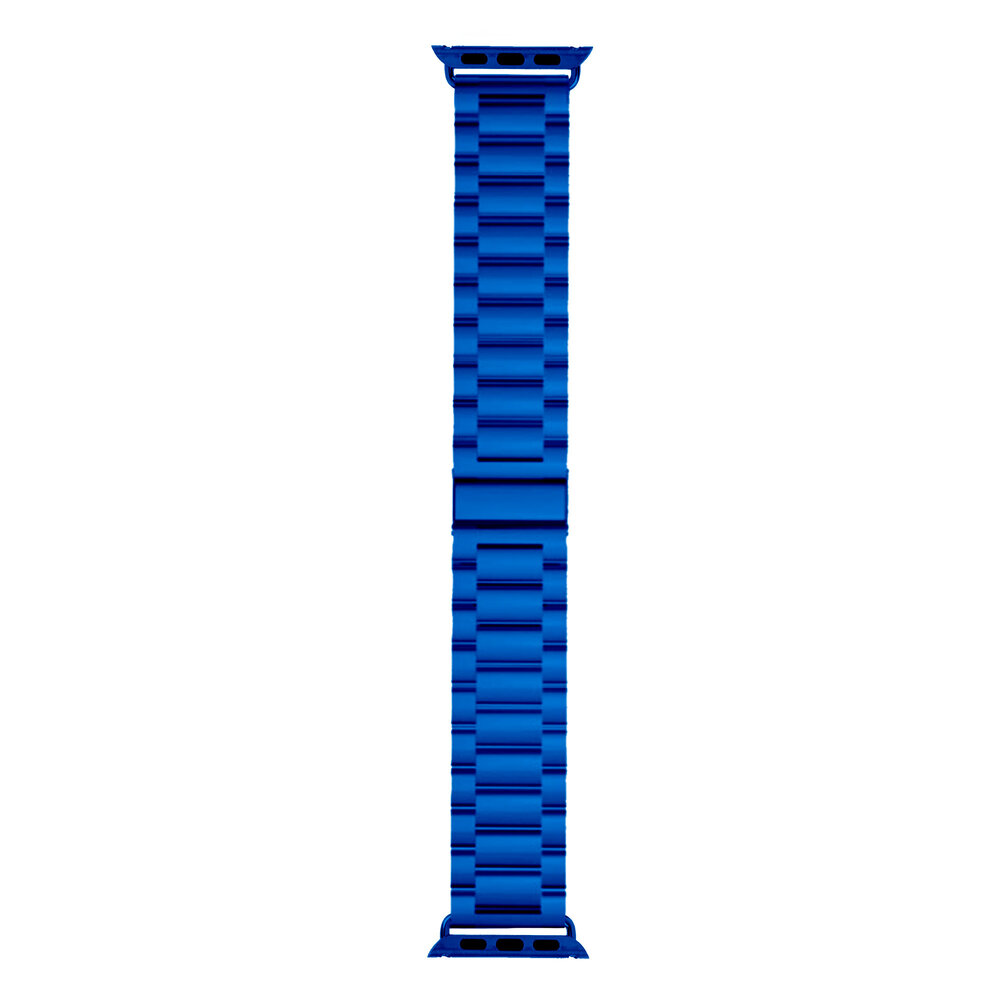 Strap-it® Strap-it Apple Watch stalen band (blauw) Strap-it® Strap-it Apple Watch stalen band (blauw)