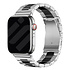 Apple Watch stalen band (zilver/zwart) Apple Watch stalen band (zilver/zwart)