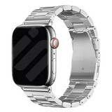 Strap-it® Apple Watch stalen band (zilver)