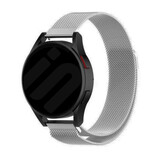 Strap-it® Samsung Galaxy Watch 6 Classic 47mm Milanese band (zilver) Strap-it® Samsung Galaxy Watch 6 Classic 47mm Milanese band (zilver)