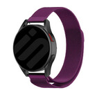 Strap-it® Strap-it Samsung Galaxy Watch 6 Classic 47mm Milanese band (paars)