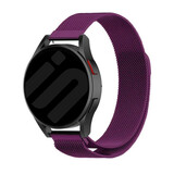 Strap-it® Samsung Galaxy Watch 6 Classic 47mm Milanese band (paars)