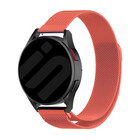 Strap-it® Strap-it Samsung Galaxy Watch 6 Classic 47mm Milanese band (oranje)