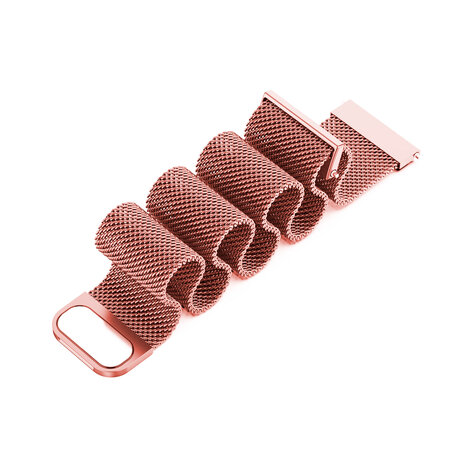 Strap-it® Strap-it Samsung Galaxy Watch 6 Classic 47mm Milanese band (oranje)