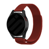 Strap-it® Samsung Galaxy Watch 6 Classic 47mm Milanese band (rood)