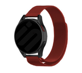 Strap-it® Samsung Galaxy Watch 6 Classic 47mm Milanese band (rood)