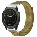 Strap-it® Garmin Fenix 5 / 6 nylon band (olijfgroen)