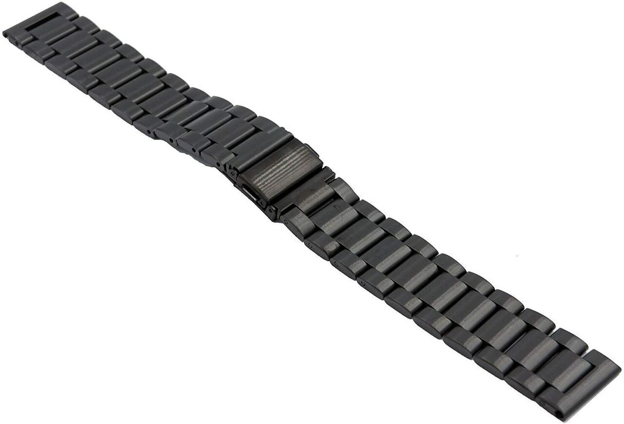 Strap-it® Strap-it Garmin Lily 2 stalen band (zwart)