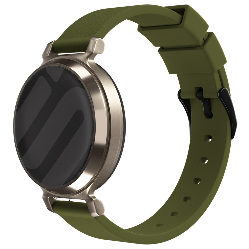 Strap-it® Strap-it Luxe siliconen horlogeband 14mm universeel (groen)