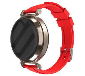 Strap-it® Garmin Lily 2 siliconen bandje (knalrood)