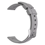 Strap-it® Siliconen horlogeband 14mm universeel (grijs)