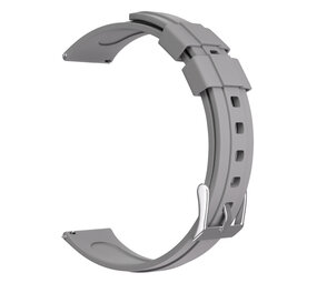 Strap-it® Siliconen horlogeband 14mm universeel (grijs)