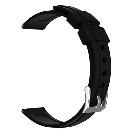 Strap-it® Strap-it Siliconen horlogeband 14mm universeel (zwart)