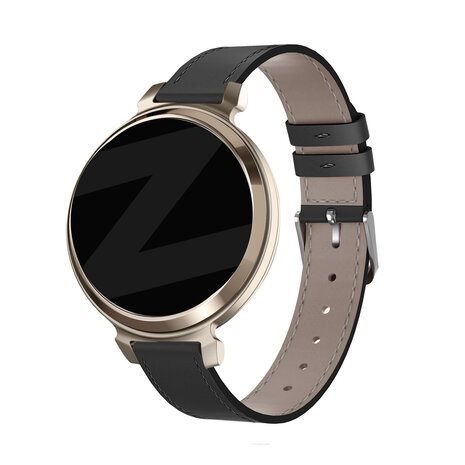 Bandz Bandz Garmin Lily 2 lederen band 'Classic' (zwart)