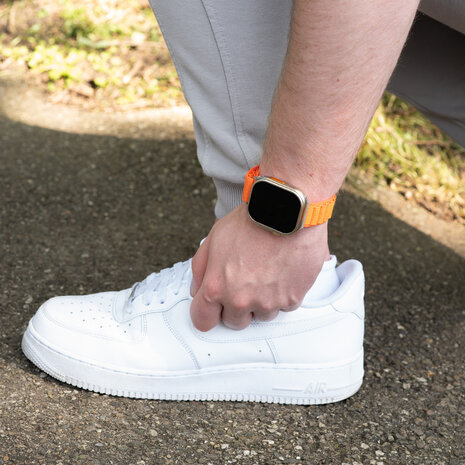 Bandz Bandz Apple Watch Alpine bandje (oranje)