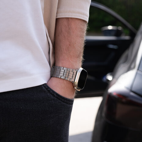 Strap-it® Strap-it Apple Watch Duo titanium band (titanium)