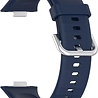 Strap-it® Strap-it Huawei Watch Fit 3 siliconen bandje (donkerblauw) Strap-it® Strap-it Huawei Watch Fit 3 siliconen bandje (donkerblauw)