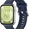 Strap-it® Strap-it Huawei Watch Fit 3 siliconen bandje (donkerblauw) Strap-it® Strap-it Huawei Watch Fit 3 siliconen bandje (donkerblauw)
