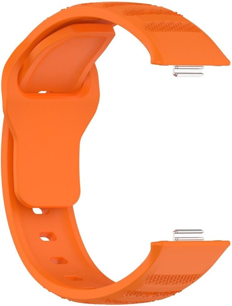 Strap-it® Strap-it Huawei Watch Fit 3 outdoor siliconen bandje (oranje)